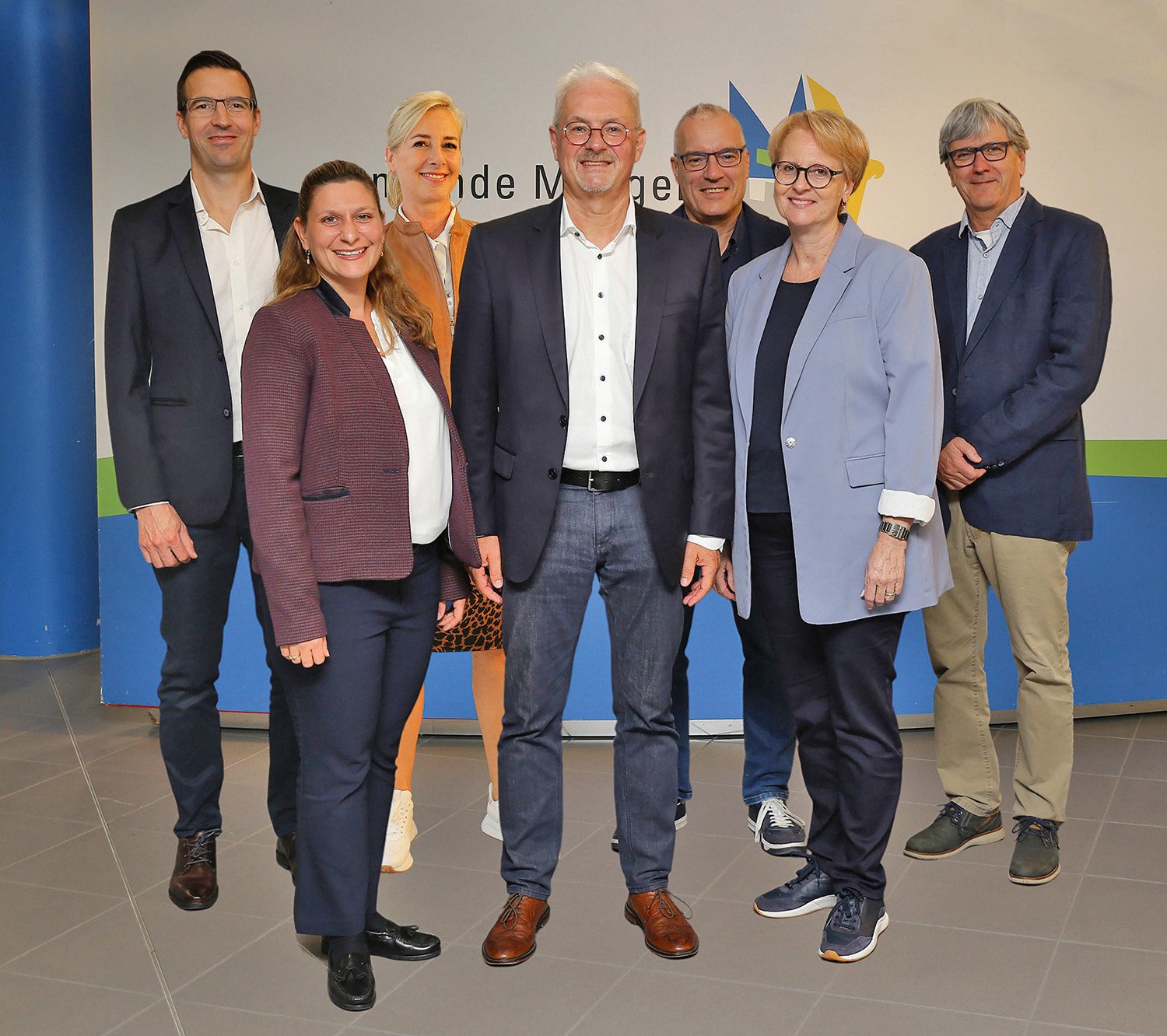 Die Mitglieder der Einbürgerungskommission, von links: Mike Bühler, Michèle Huber, Silvia Rose, Christoph Arnet (Präsident), Roland Steiner, Carmen Holdener und Fridolin Müller-Bodmer.