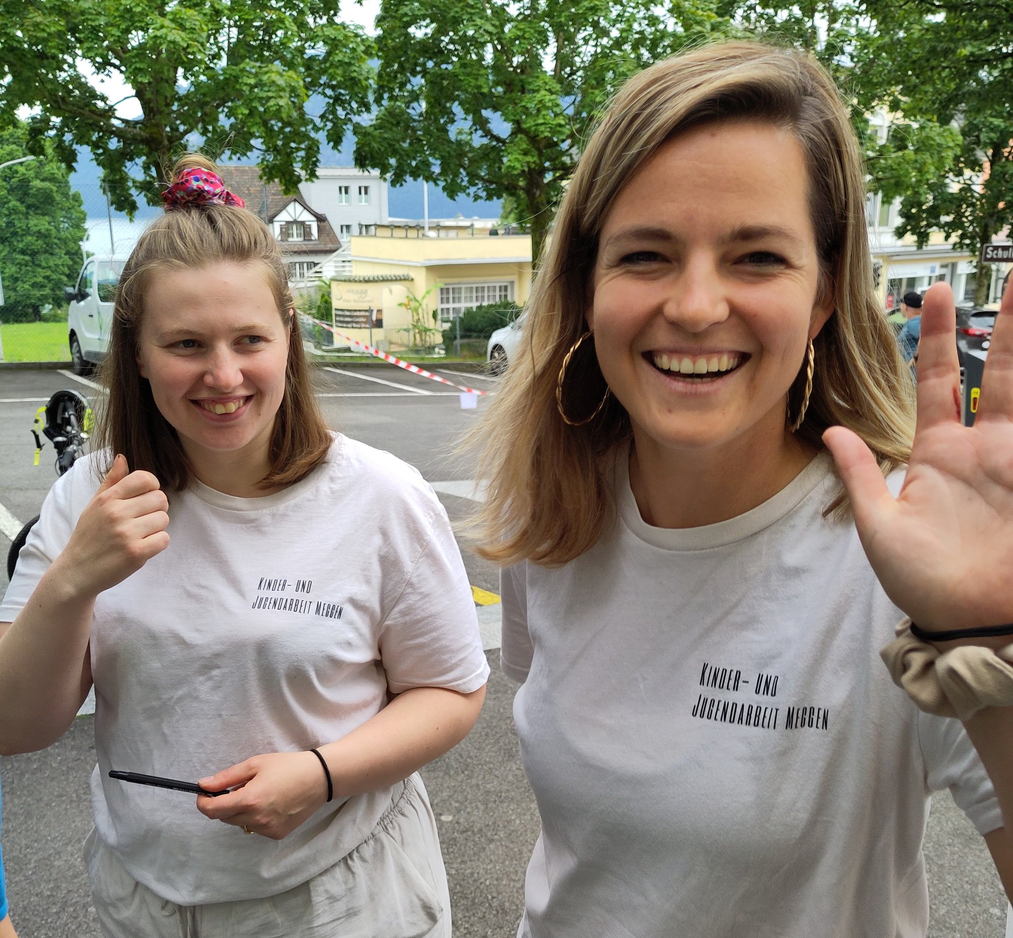 Salomé Picariello und Cindy Kronenberg von der offenen Kinder- und Jugendarbeit für Idee, Konzept und Hauptorganisation.