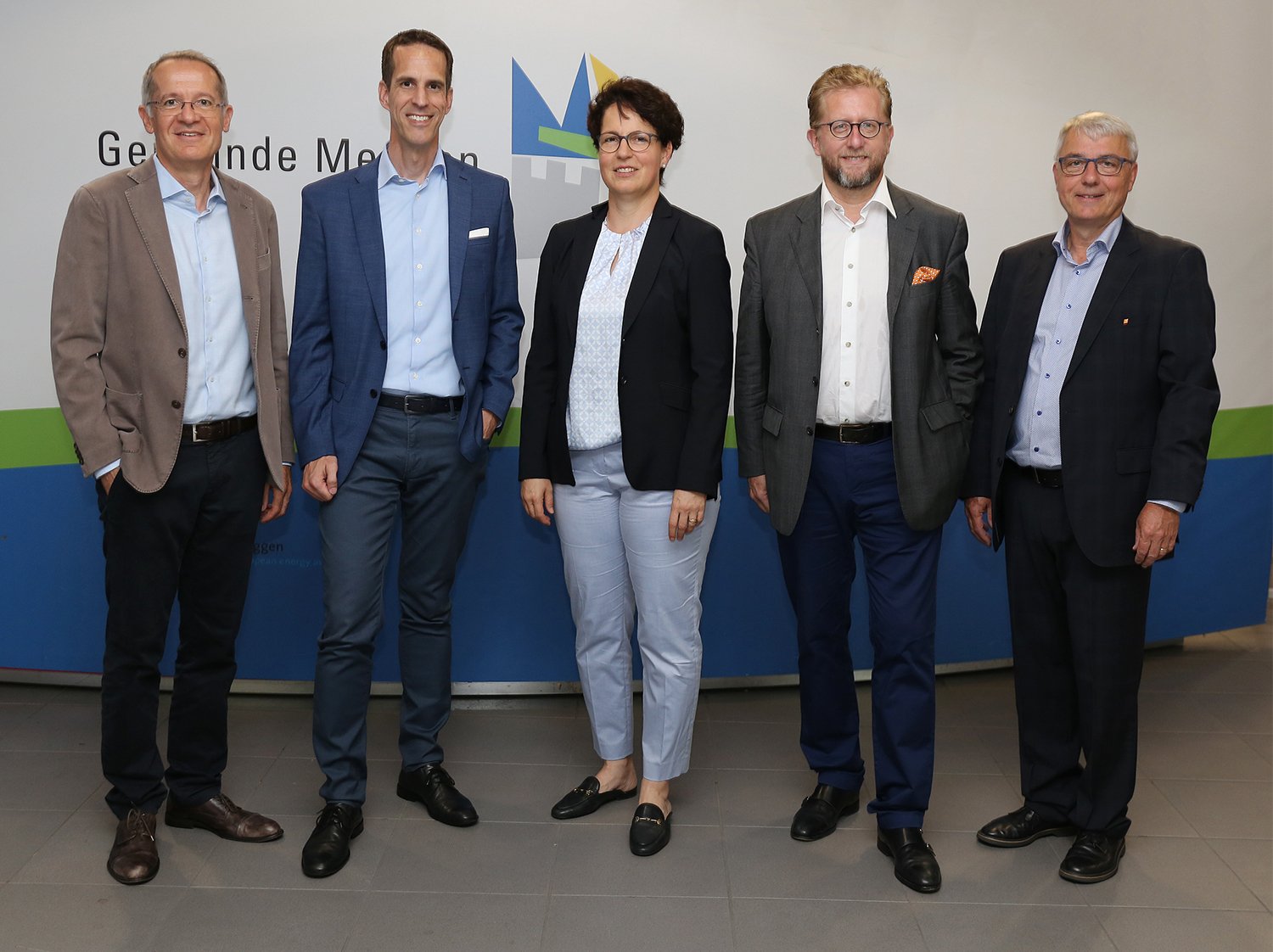 Die Mitglieder der Controlling-Kommission, von links: Thomas Affolter, Roland Stucki, Brigitte Lötscher, Alain Bachmann (Präsident) und Bruno Landolt.
